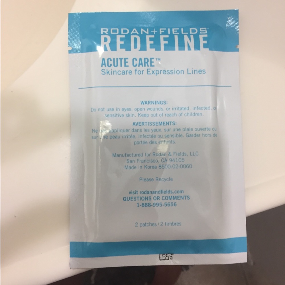 Rodan and fields Acute care patches